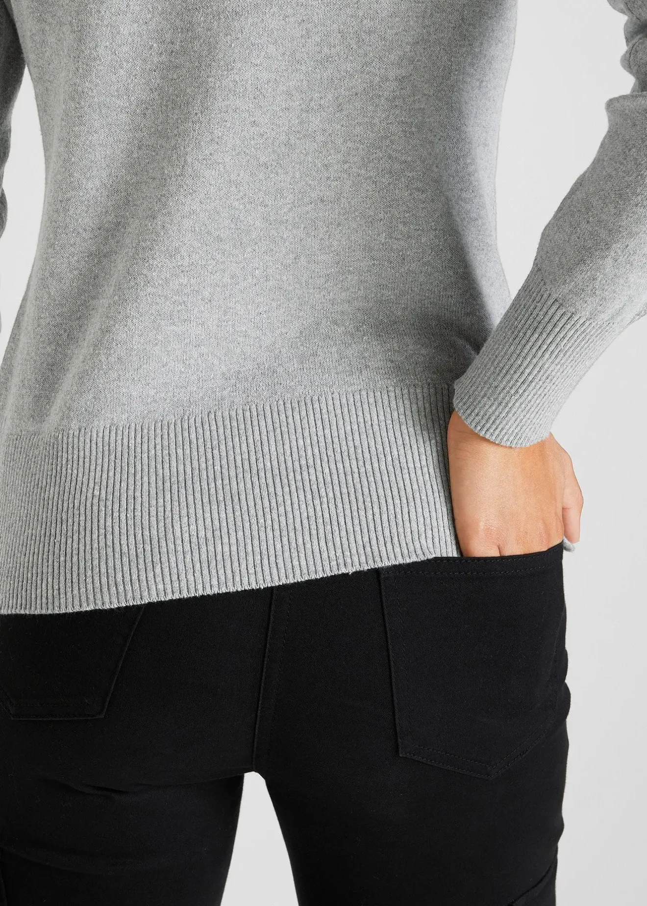 Femme bonprix Maille|Basiques|Pull en fine maille