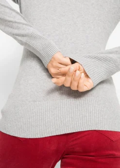 Femme bonprix Maille|Basiques|Pull en fine maille