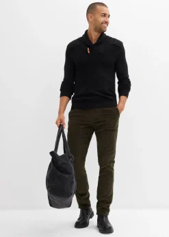 Homme bonprix Pulls & Gilets|Pull en fine maille à col châle