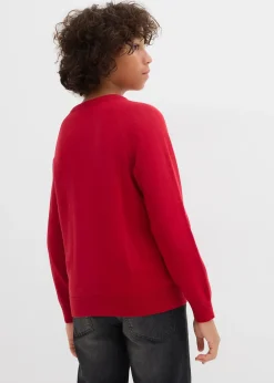 bonprix Pull en fine maille 100% coton|Enfant Garçons 2-8 Ans·Pulls & Sweats