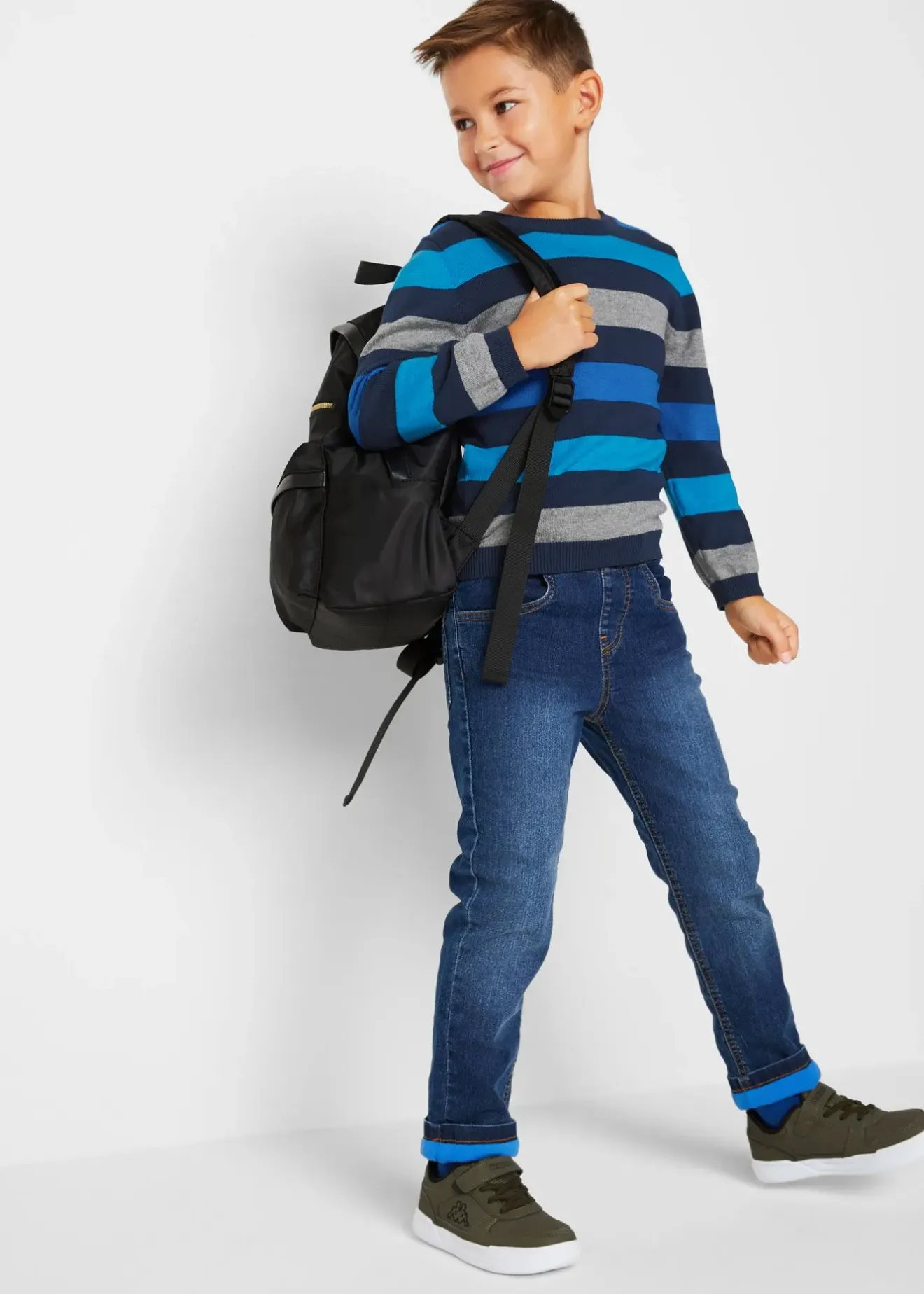 Enfant bonprix Vêtements Enfant|Garçons 2-8 Ans·Pulls & Sweats|Pull en fine maille 100% coton