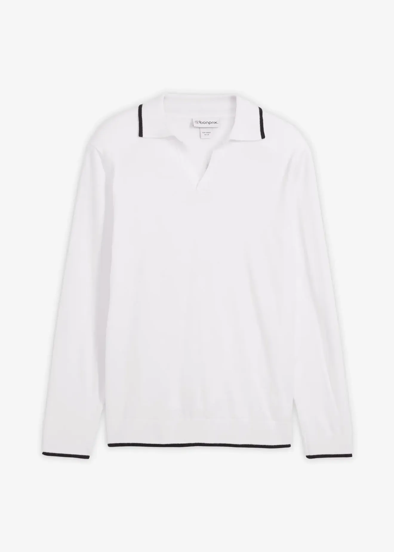 Homme bonprix Pulls & Gilets|Pull en fine maille à détails contrastants