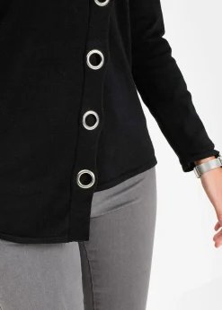 bonprix Pull en fine maille à rivets|Femme Maille|Pulls & Gilets