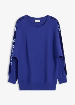 bonprix Pull en fine maille à sequins|Femme Maille|Pulls & Gilets