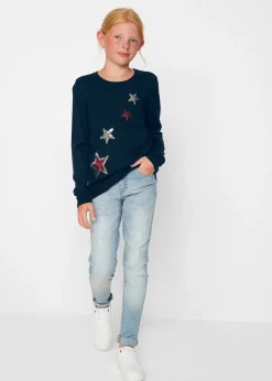 Enfant bonprix Vêtements Enfant|Filles 9-16 Ans·Pulls & Sweats|Pull en fine maille à sequins