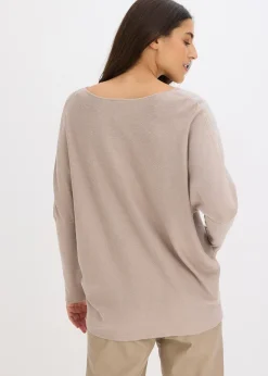 bonprix Pull en fine maille avec strass|Femme Maille|Pulls & Gilets