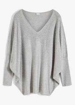 bonprix Pull en fine maille avec strass|Femme Maille|Pulls & Gilets