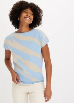 Femme bonprix Maille|Pulls & Gilets|Pull en fine maille avec fil brillant