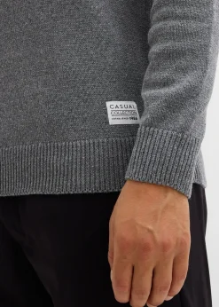 bonprix Pull en fine maille, coton recyclé majoritaire|Homme Pulls & Gilets