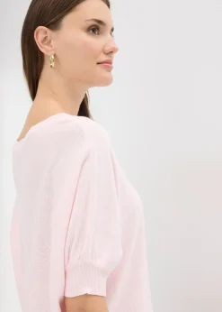 bonprix Pull en fine maille de coton mélangé|Femme Maille|Pulls & Gilets