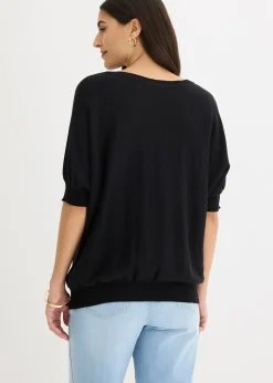 Femme bonprix Maille|Pulls & Gilets|Pull en fine maille de coton mélangé