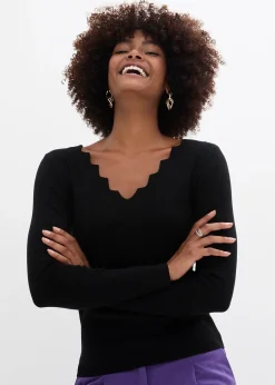 Femme bonprix Maille|Pulls & Gilets|Pull en fine maille douce