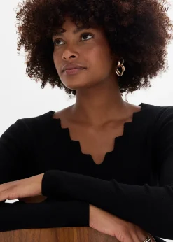 Femme bonprix Maille|Pulls & Gilets|Pull en fine maille douce