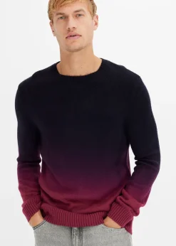 Homme bonprix Pulls & Gilets|Pull en fine maille, effet dégradé