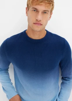 bonprix Pull en fine maille, effet dégradé|Homme Pulls & Gilets