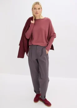 Femme bonprix Maille|Pulls & Gilets|Pull en fine maille, viscose majoritaire