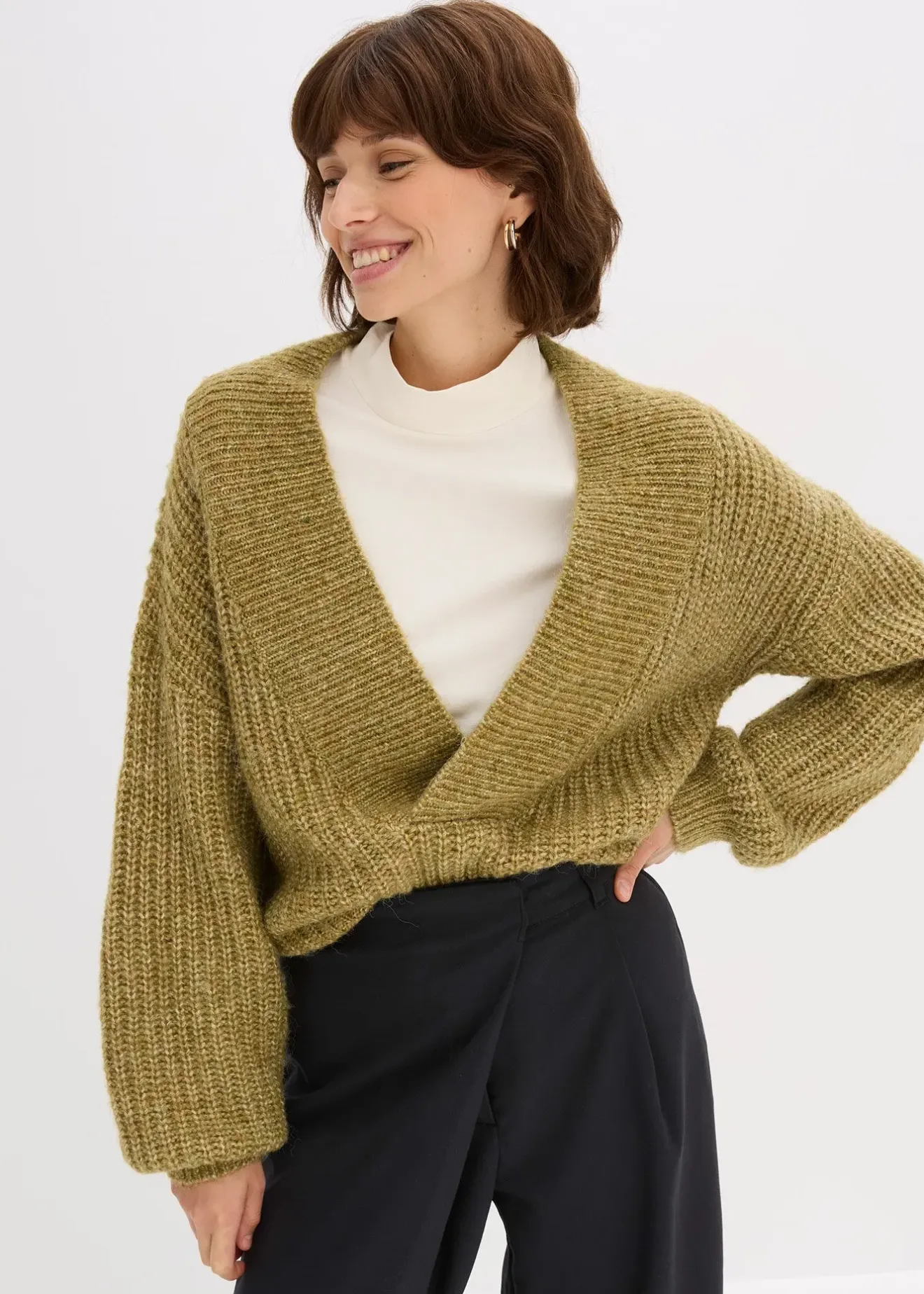 Femme bonprix Maille|Pulls & Gilets|Pull en grosse maille