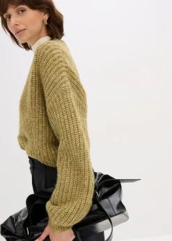 Femme bonprix Maille|Pulls & Gilets|Pull en grosse maille