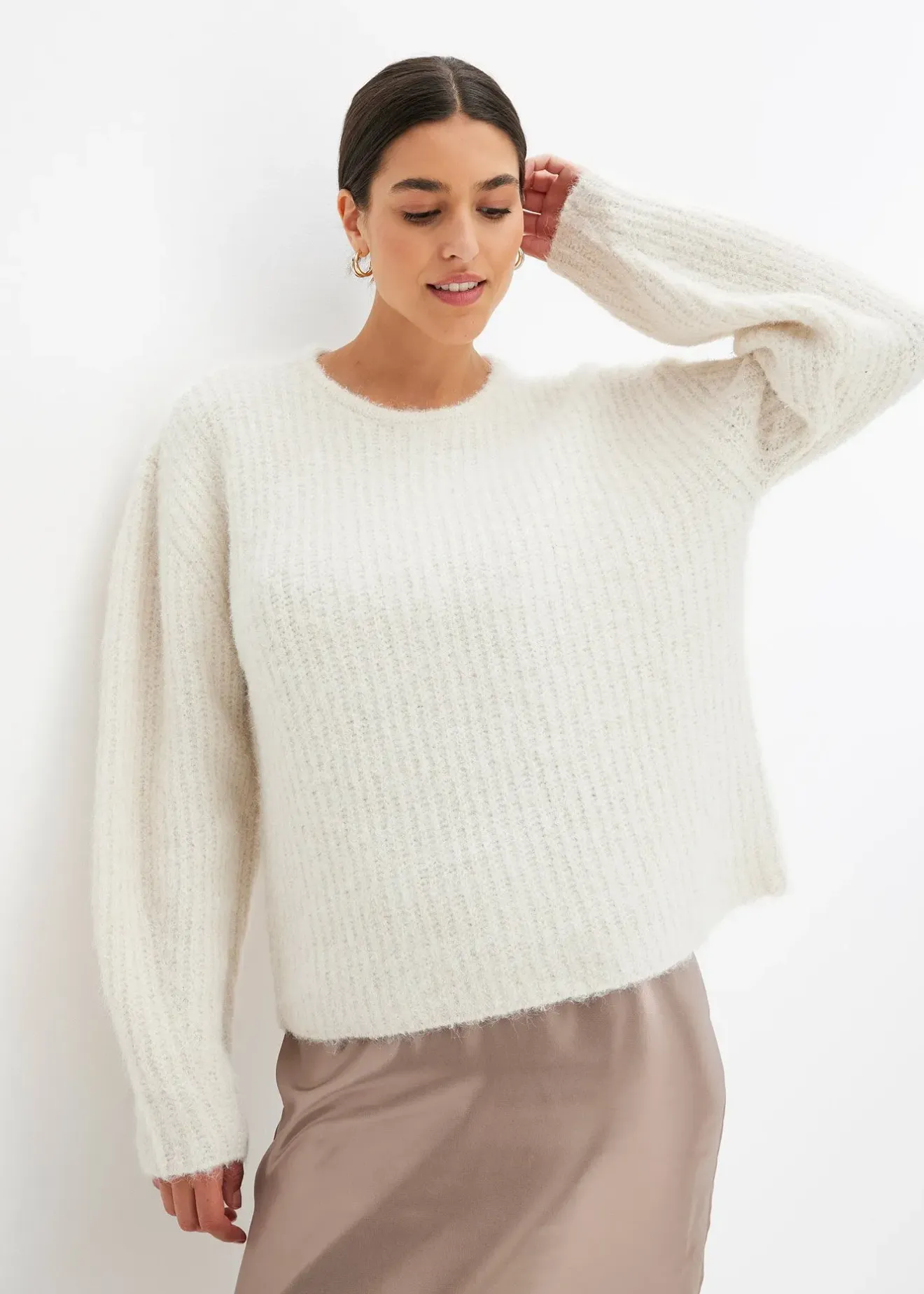 Femme bonprix Maille|Pulls & Gilets|Pull en grosse maille