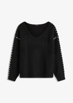 Femme bonprix Maille|Pulls & Gilets|Pull en grosse maille