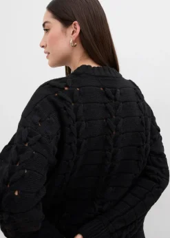 Femme bonprix Maille|Pulls & Gilets|Pull en grosse maille à motif torsadé