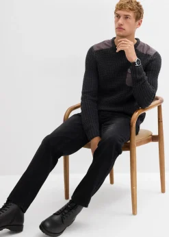 bonprix Pull en grosse maille avec poche à rabat|Homme Pulls & Gilets