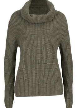 Femme bonprix Maille|Pulls & Gilets|Pull en grosse maille avec col large