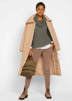 Femme bonprix Maille|Pulls & Gilets|Pull en grosse maille avec col large