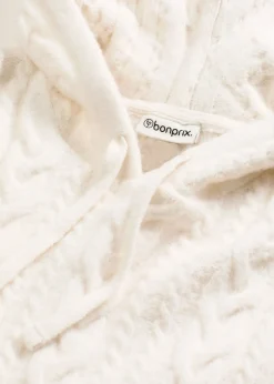 Femme bonprix Maille|Pulls & Gilets|Pull en grosse maille avec capuche