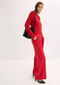 Femme bonprix Maille|Pulls & Gilets|Pull en grosse maille avec lien à nouer