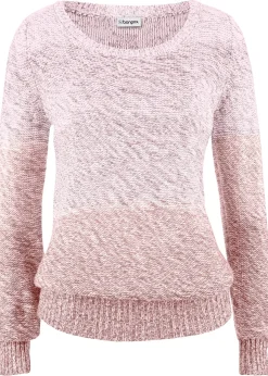 Femme bonprix Maille|Pulls & Gilets|Pull en grosse maille avec dégradé de couleur