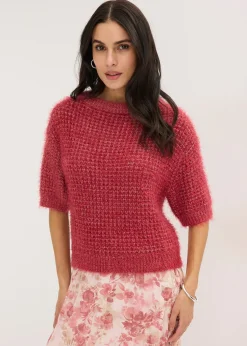 Femme bonprix Maille|Pulls & Gilets|Pull en grosse maille poilue