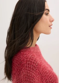 Femme bonprix Maille|Pulls & Gilets|Pull en grosse maille poilue