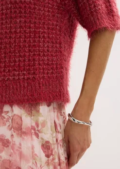 Femme bonprix Maille|Pulls & Gilets|Pull en grosse maille poilue