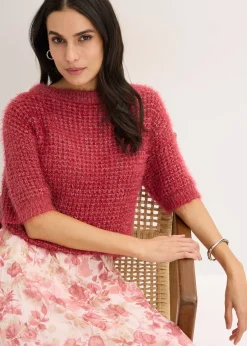 Femme bonprix Maille|Pulls & Gilets|Pull en grosse maille poilue