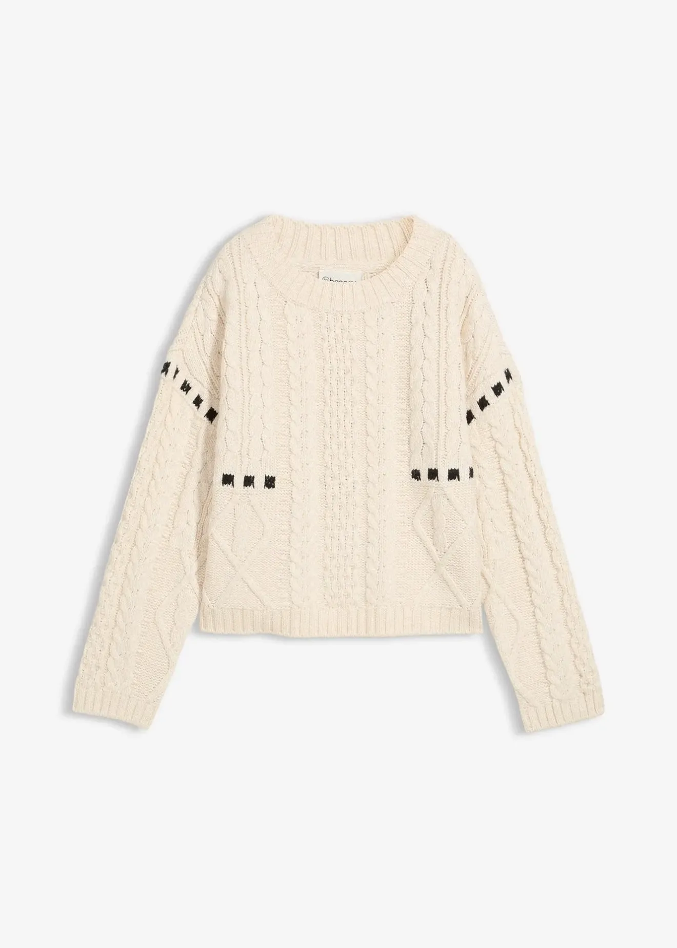 bonprix Pull en grosse maille torsadée|Femme Maille|Pulls & Gilets