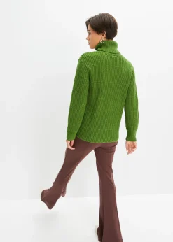 Femme bonprix Maille|Pulls & Gilets|Pull en maille à col roulé