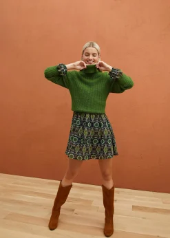 Femme bonprix Maille|Pulls & Gilets|Pull en maille à col roulé