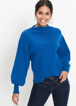 Femme bonprix Maille|Pulls & Gilets|Pull en maille à manches ballon