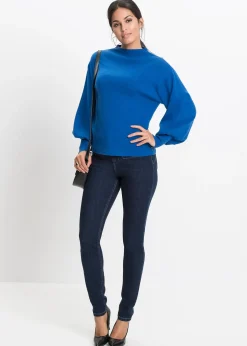 Femme bonprix Maille|Pulls & Gilets|Pull en maille à manches ballon