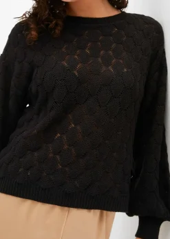 Femme bonprix Maille|Pulls & Gilets|Pull en maille ajourée