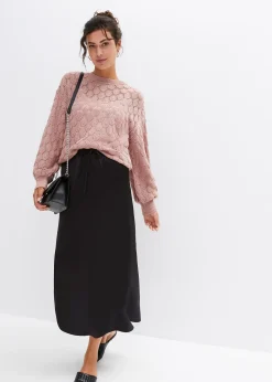 bonprix Pull en maille ajourée|Femme Maille|Pulls & Gilets