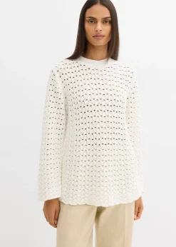 Femme bonprix Maille|Pulls & Gilets|Pull en maille ajourée