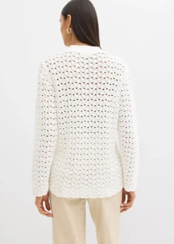 Femme bonprix Maille|Pulls & Gilets|Pull en maille ajourée