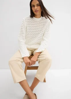 Femme bonprix Maille|Pulls & Gilets|Pull en maille ajourée