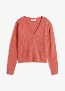 Femme bonprix Maille|Pulls & Gilets|Pull en maille ajourée