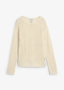 Femme bonprix Maille|Pulls & Gilets|Pull en maille ajourée