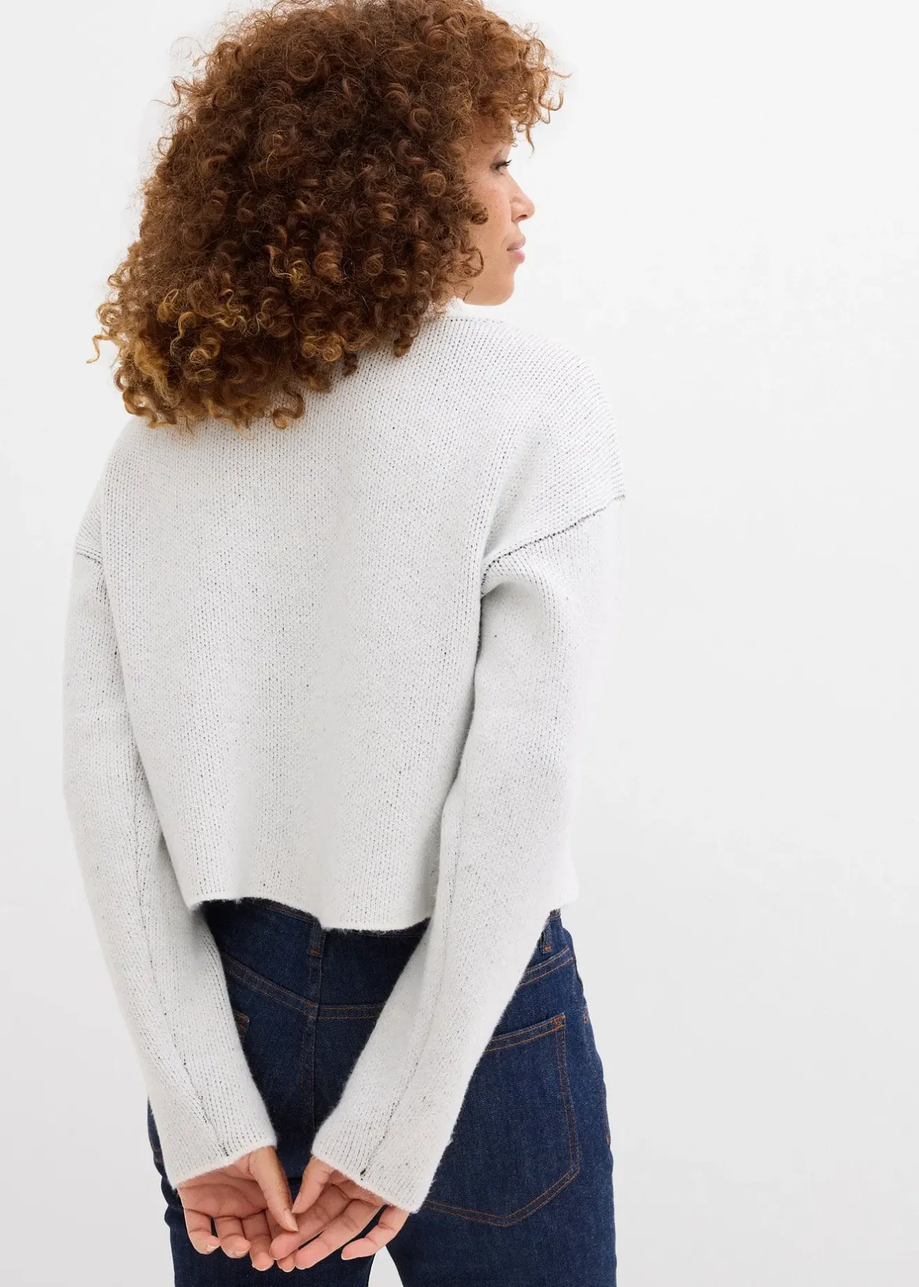 Femme bonprix Maille|Pulls & Gilets|Pull en maille avec nœud