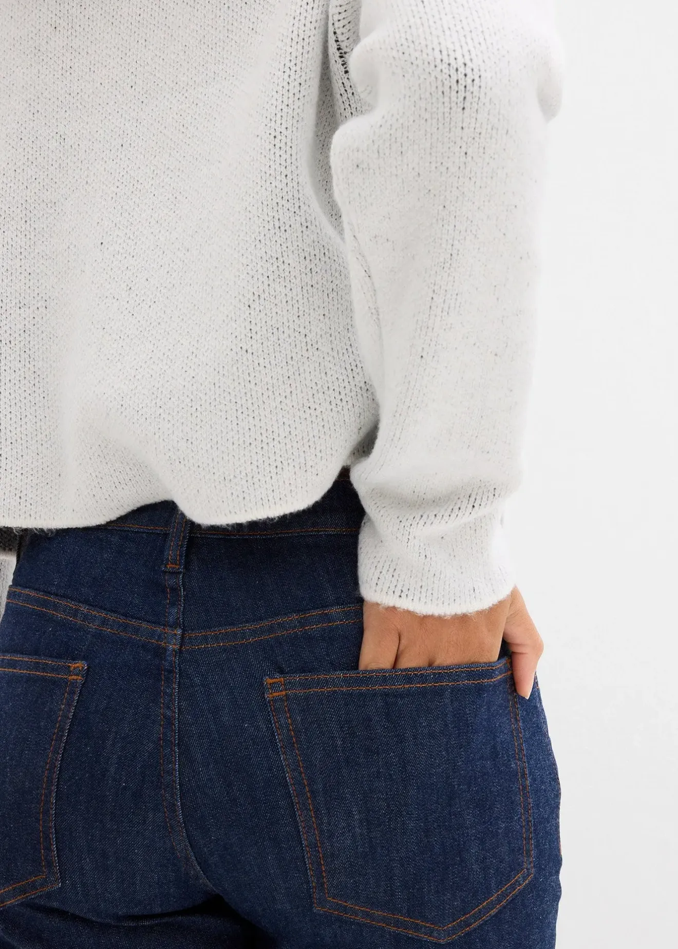 Femme bonprix Maille|Pulls & Gilets|Pull en maille avec nœud