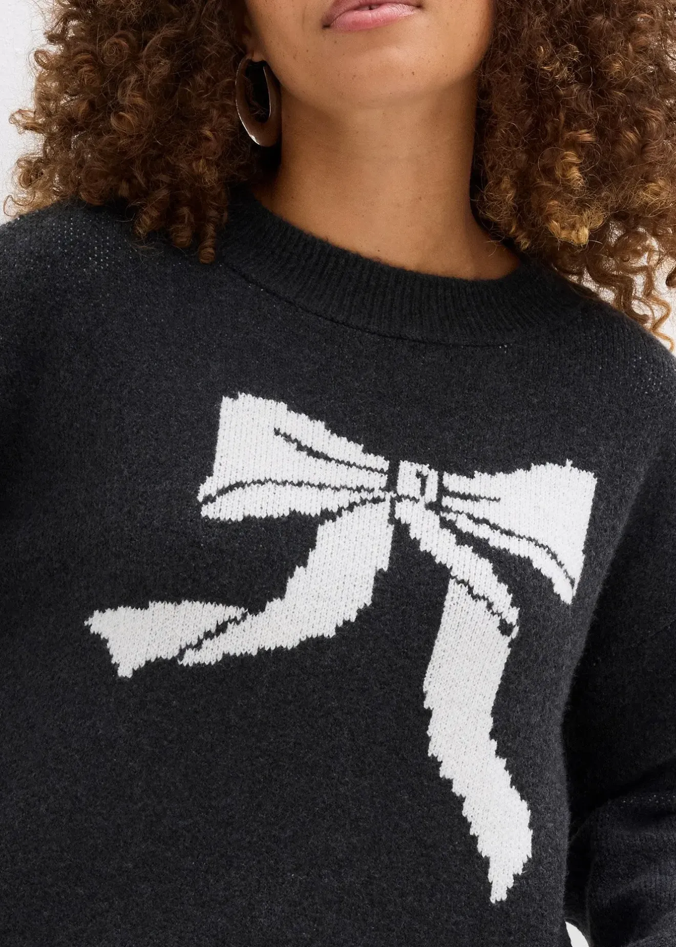 bonprix Pull en maille avec nœud|Femme Maille|Pulls & Gilets